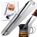 Filtro de chá em aço inoxidável Tika, utensílio de cozinha para infusão de chá, com malha fina e durável.