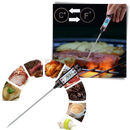 Termômetro de cozinha digital Patazon com sonda para medir temperatura de alimentos durante o preparo.