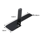 Suporte de telefone em metal ultra-fino Meoilce, com design compacto, ideal para fixação segura de smartphones.