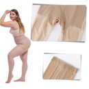 Meia-calça modeladora da marca Unique Bargains, com efeito de emagrecimento instantâneo, tecido ajustado e confortável.