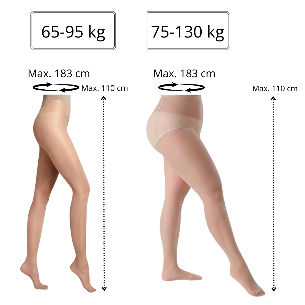 Collants gainants amincissants da marca Unique Bargains, roupa íntima que modela e ajuda a afinar a silhueta.