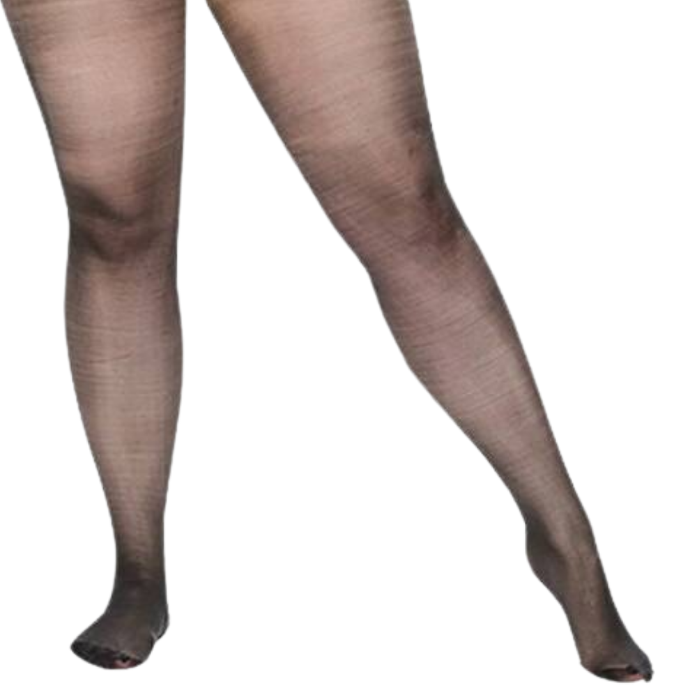 Meia-calça modeladora preta da Unique Bargains, ganha corpo e modela a silhueta instantaneamente, vestuário íntimo confortável.