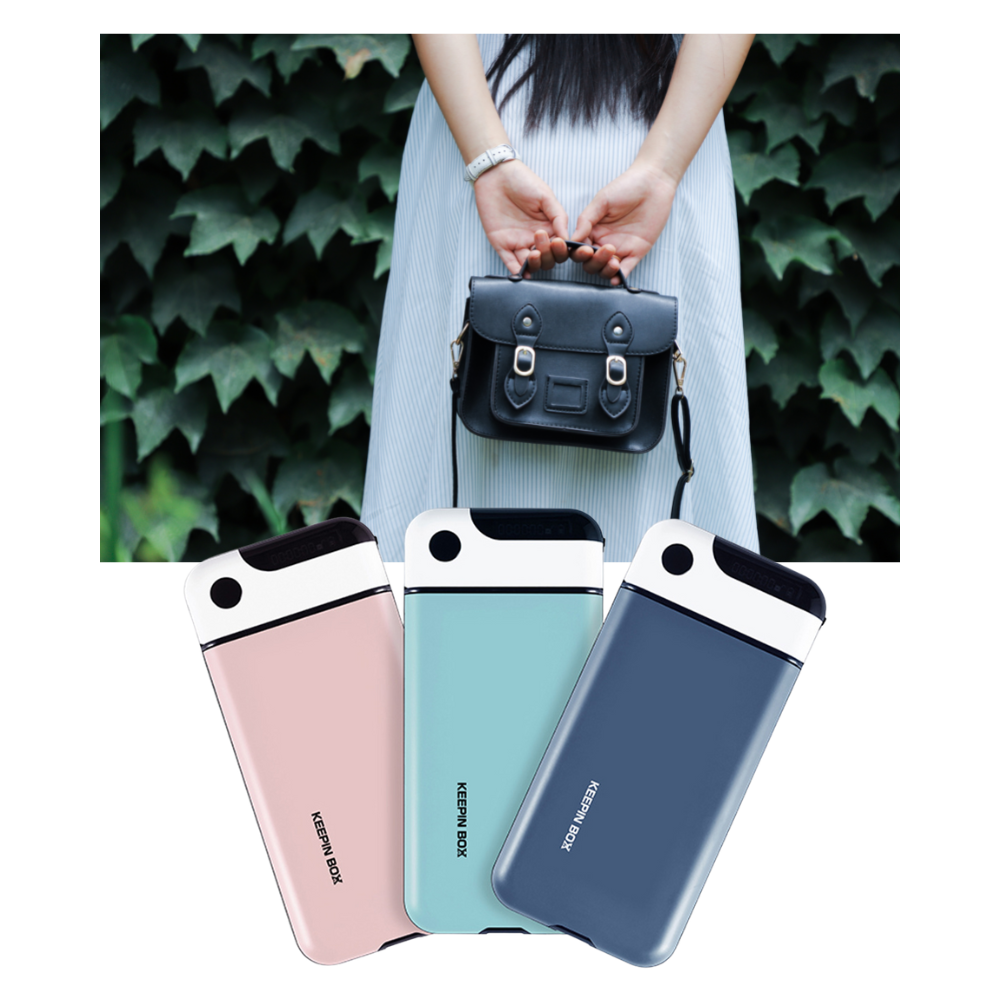 Caixa de bloqueio para smartphone Focusai, dispositivo de segurança portátil para proteger aparelhos móveis.