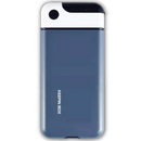 Caixa de bloqueio para smartphone Focusai azul, dispositivo de segurança para celulares, com design compacto e resistente.