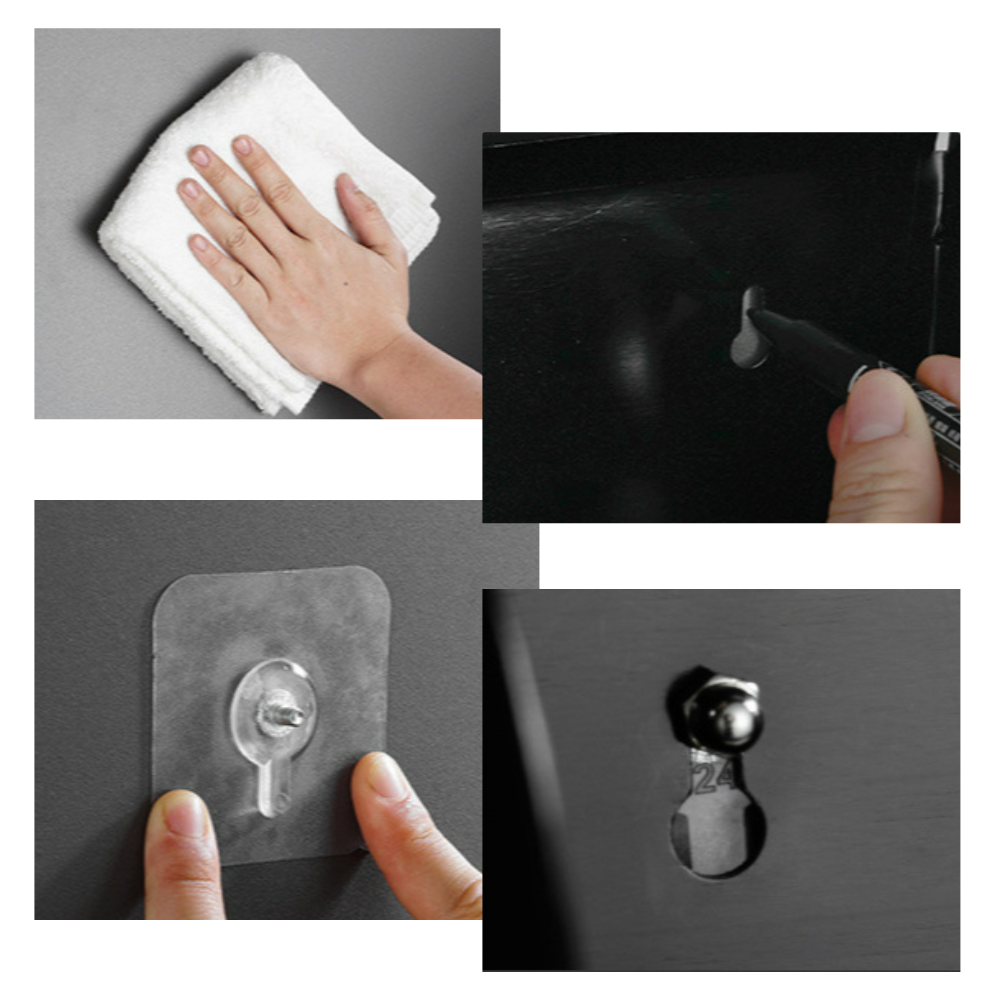 Distributeur de papel higiênico e caixa de lenços Bicmte, fácil de instalar, com compartimentos para papel e lenços de papel.