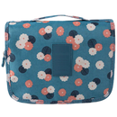 Necessaire de viagem Pinkdeer azul com compartimentos para itens de higiene pessoal, trocador e cosméticos.