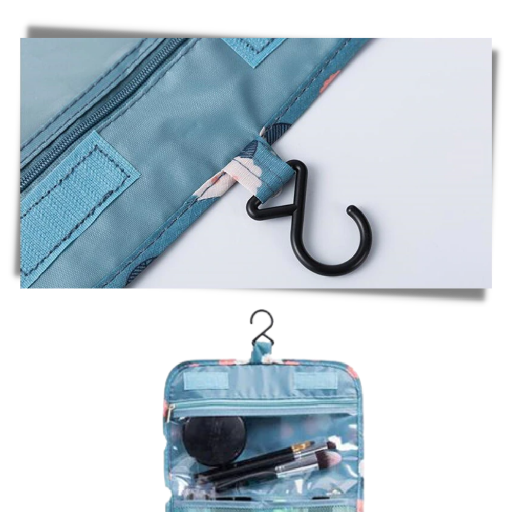 Bolsa de higiene Pinkdeer, nécessaire de voyage pour cosméticos com design pendurado e compartimentos organizadores.