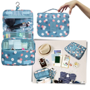 Necessaire de viagem Pinkdeer, bolsa de toilette leve e portátil com compartimentos para cosméticos e produtos de higiene.