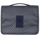 Necessaire de viagem Pinkdeer para cosméticos, com estampa de estrelas azul marinho, prática e ideal para organização.
