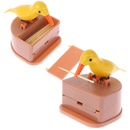 Caixa distribuidora de palitos de dente com desenho de pássaro, utensílio de cozinha da marca Party Yeah para armazenamento elegante.
