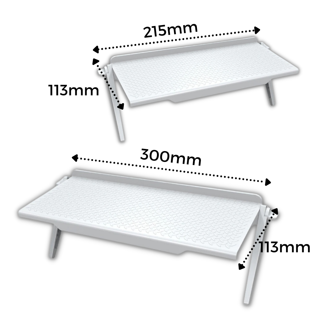 Escritório multifuncional Daciye com prateleira para monitor, mesa de trabalho moderna e organização eficiente.