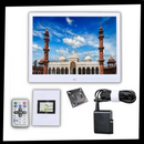 Quadro digital Sodial 27TOUCHFRAME com moldura para exibir fotos digitais, tela de toque e design moderno.