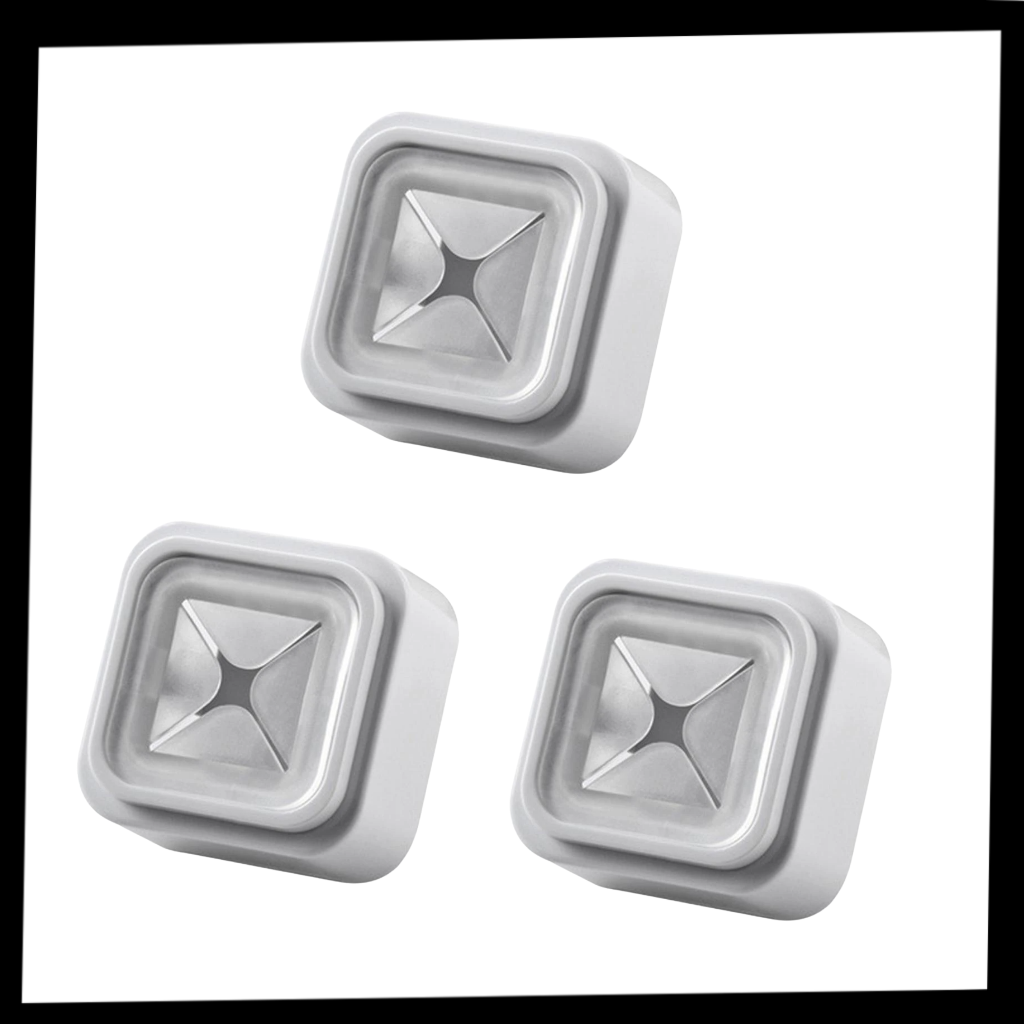 Conjunto de 3 porta-serviettes adesivos da Nafxzy para organização, fixados na parede, com acabamento em plástico branco.