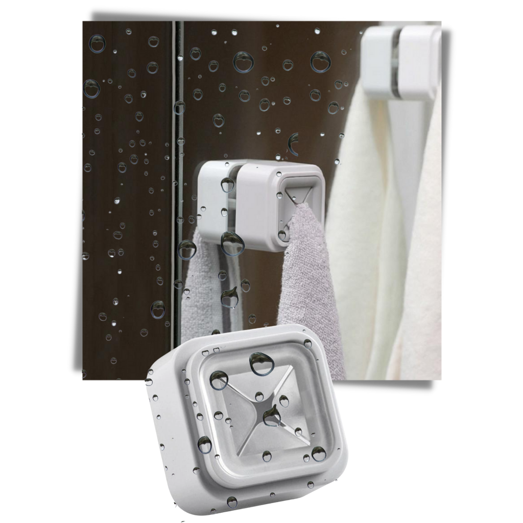 Conjunto de 3 porta-serviettes adesivos Nafxzy, resistentes à água, ideal para organização de banheiros e cozinhas.