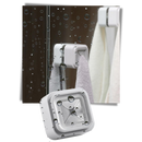 Conjunto de 3 porta-serviettes adesivos Nafxzy, resistentes à água, ideal para organização de banheiros e cozinhas.
