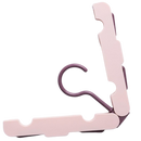 Conjunto de 2 cabides portáteis rosa da marca Onever para organização e armazenamento de roupas.