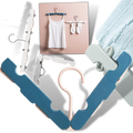 Conjunto de 2 cabides portáteis Onever para organização e transporte de roupas, leves e compactos.
