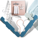 Conjunto de 2 cabides portáteis Onever para organização e transporte de roupas, leves e compactos.