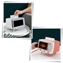 Distributeur de lenços de papel Universal com suporte para telefone, utensílio de cozinha prático e moderno.