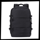 Mochila de viagem multifuncional Bjlfs, resistente para uso ao ar livre, com compartimentos e alças ajustáveis.