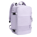 Mochila de viagem multifuncional Bjlfs na cor roxa, com compartimentos espaçosos e alças ajustáveis para uso ao ar livre.