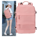 Mochila de viagem multifuncional Bjlfs com design moderno, ideal para uso ao ar livre, com compartimentos espaçosos e resistentes.