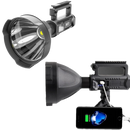 Lanterna de bolso LED recarregável Ktnajol com três pés, ideal para atividades ao ar livre e uso profissional.
