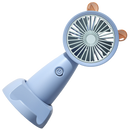 Mini ventilador USB com suporte para telefone Eastjing, ventilador portátil azul para uso em dispositivos móveis.
