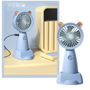 Mini ventilador USB da Eastjing com suporte para telefone, portátil e fácil de carregar.