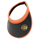 Chapéu esportivo Shenghuasg com viseira laranja, chapéu de proteção solar e estilo para atividades ao ar livre.