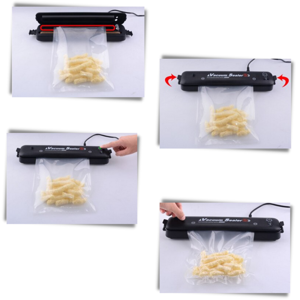 Selle a vácuo para alimentos da marca Imountek, acessório de pequeno eletrodoméstico, fácil de usar e ideal para conservação de alimentos.