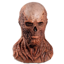 Máscara de látex Vecna da Belita, máscara de personagem com detalhes em bege, sem iluminação LED, ideal para cosplay e fantasia.