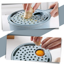 Coupe-légumes 8-en-1 da Fancyqube, utensílios de cozinha com lâminas ajustáveis para cortar e fatiar alimentos facilmente.