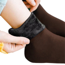 Conjunto de 3 pares de meias térmicas marrons da Dependable Industries, feitas para aquecimento e conforto.