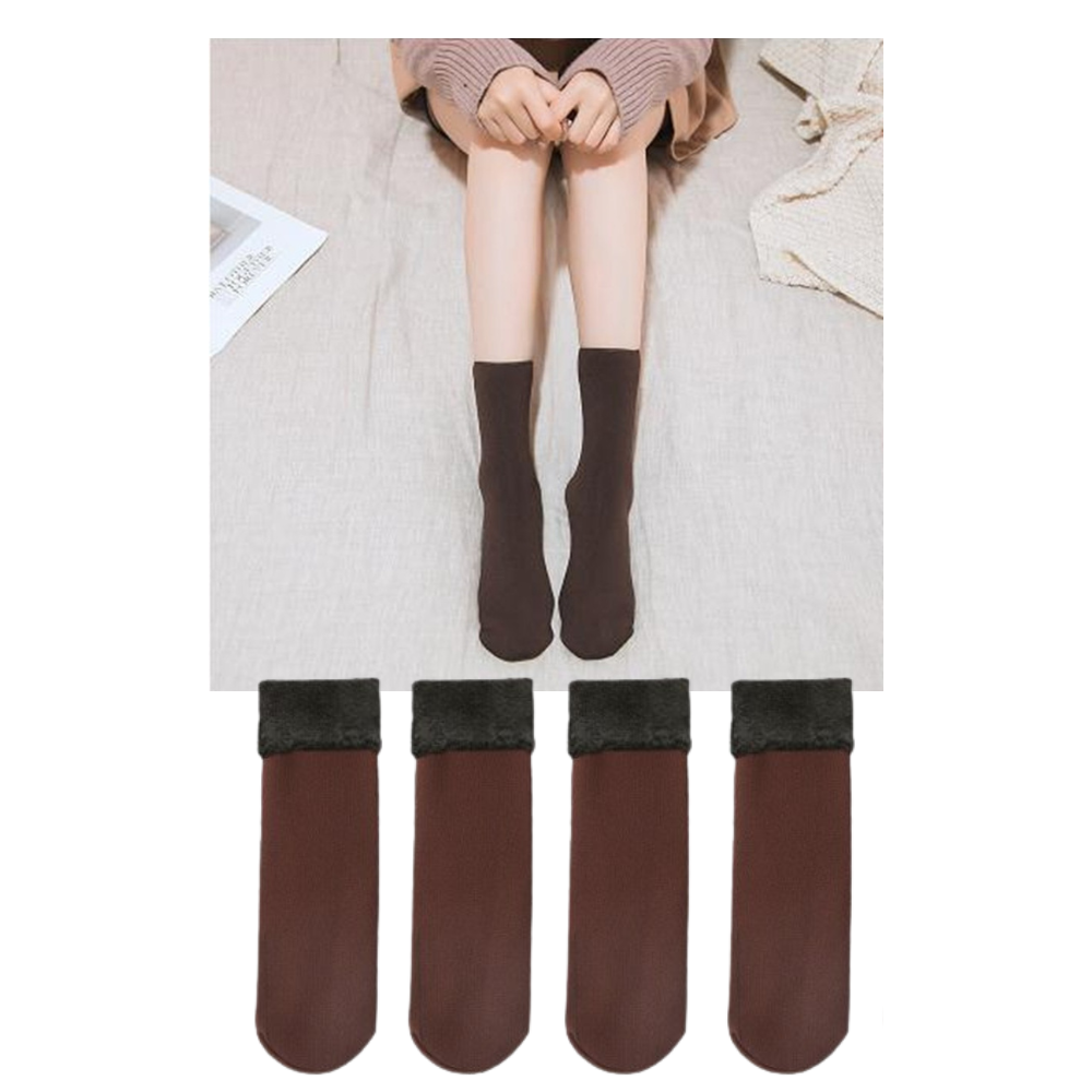 Conjunto de 3 pares de meias térmicas Dependable Industries, ideais para aquecimento e conforto nos pés.