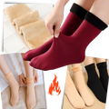 Conjunto de três pares de meias térmicas da Dependable Industries, feitas de material felpado para aquecimento e conforto.