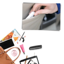 Gravador de voz USB compacto da marca Generic, dispositivo portátil para gravações de áudio com botões de controle.