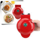 Mini gaufrier Xuanchi para cozinha e pâtisserie, compacto e ideal para pequenas cozinhas, com superfície para fazer waffles dourados.