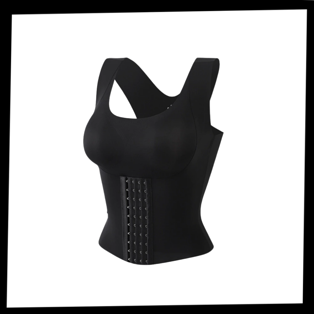 Soutien-gorge-gainha multifuncional da Shapeager, destaque para design ajustável e confortável, para modelagem e suporte eficaz.