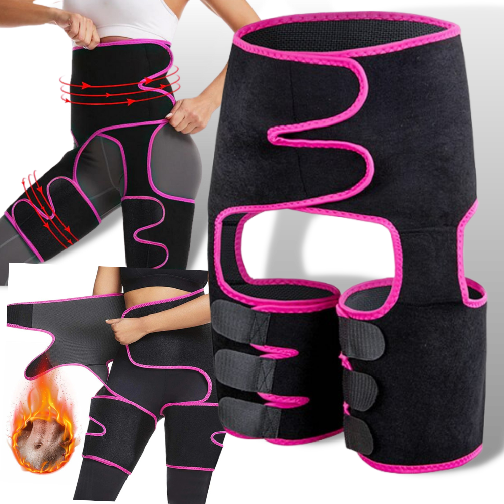 Cinturinha modeladora para mulheres, acessórios de treino e fitness da marca Amazing Fashion Decoration, visualização frontal.