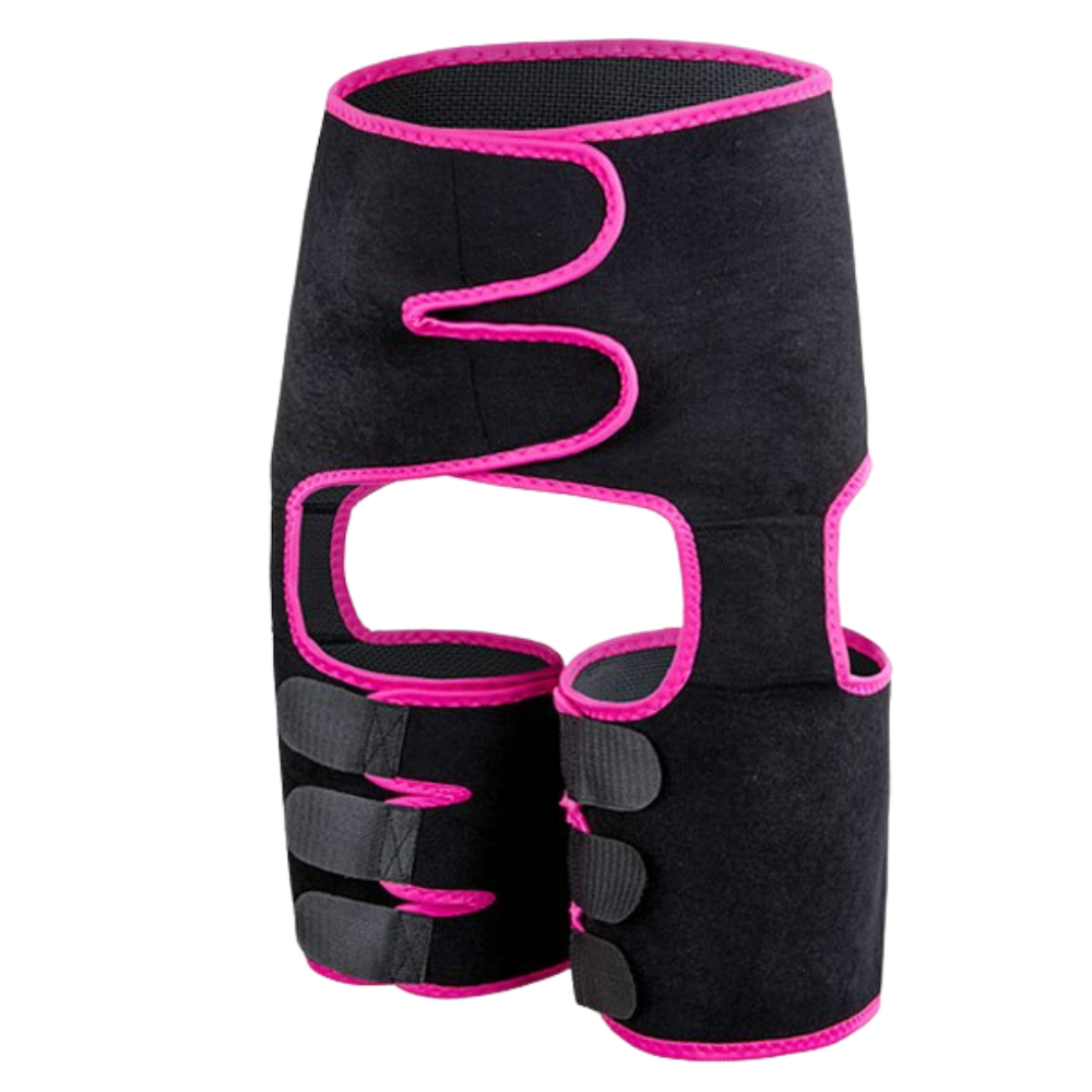 Cinta modeladora de cintura rosa para treino e fitness, da marca Amazing Fashion Decoration, ajustável e confortável para mulheres.