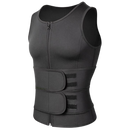 Cinturão de sauna para homens da Comfree, ideal para treinamento e fitness, na cor preta, usado na cintura.