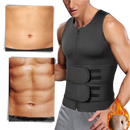Faixa de sauna para homens da Comfree, ideal para treino e fitness, com design confortável para modelar a cintura.