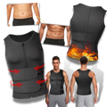 Faixa de sauna masculina Comfree para treinamento e fitness, feita de material elástico, usada na cintura durante exercícios.
