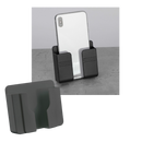 Suporte mural adesivo para telefone Bescita, fixado na parede, compatível com diversos modelos de smartphones.
