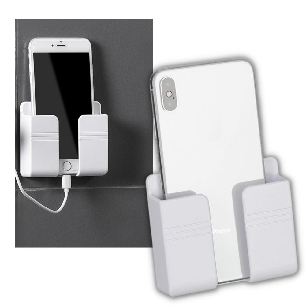 Suporte mural adesivo para telefone Bescita, fixação segura e resistente, ideal para organização de dispositivos móveis.