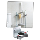 Porte-balai mural Asdoklhq para limpeza doméstica, suporte de parede para vassouras e ferramentas de limpeza na cozinha e banheiro.