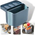 Filtro de resíduos e suporte de esponja Pakewalm para utensílios de cozinha, com design prático e funcional.