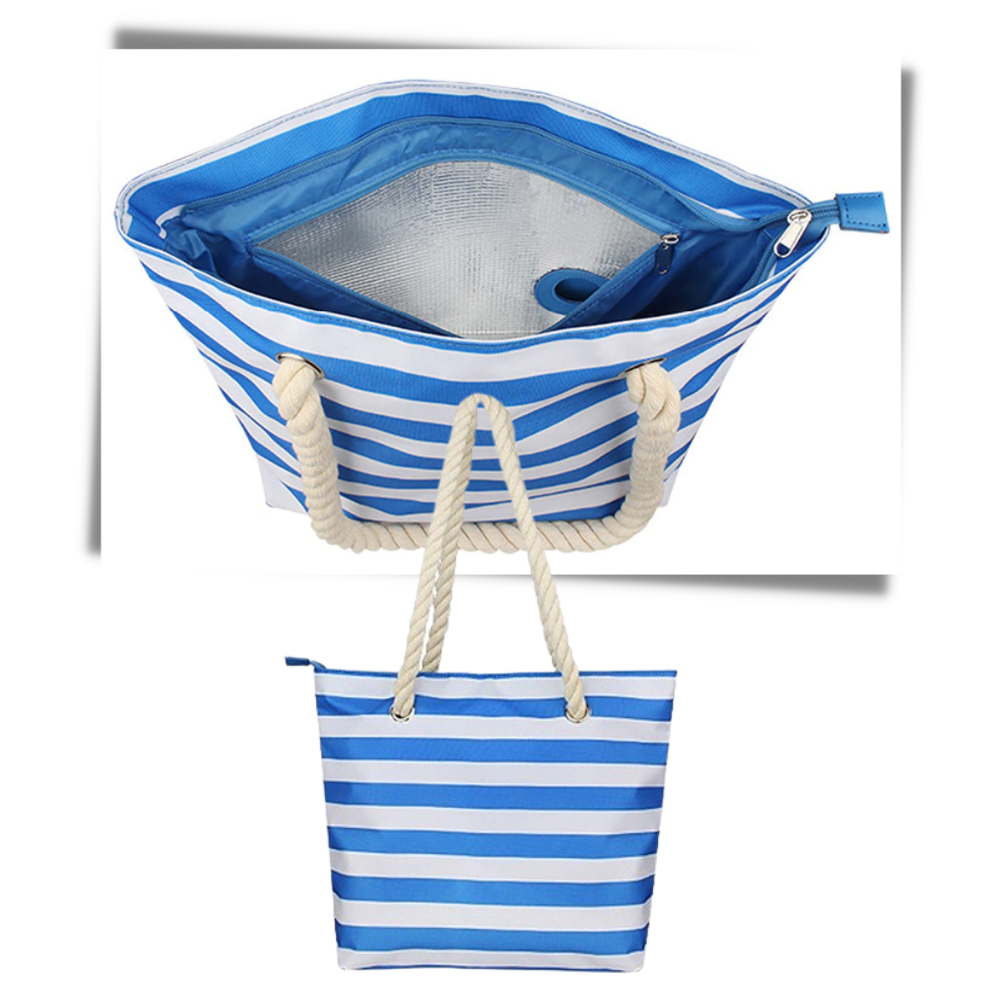 Suporte para alimentos e bebidas Wrea, sac à vin de plage com isolamento térmico, ideal para manter bebidas geladas na praia