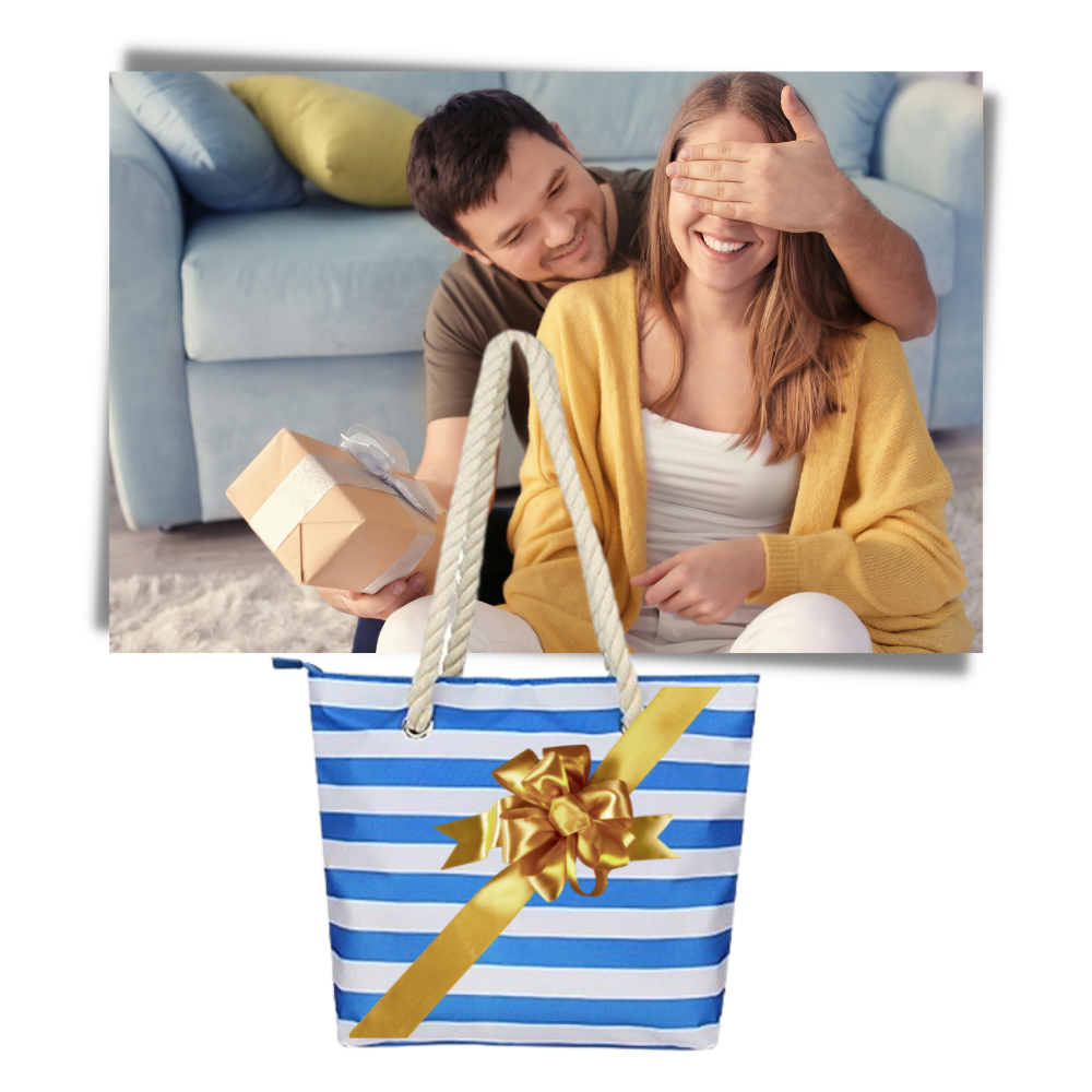 Suporte de praia Wrea para alimentos e bebidas, bolsa de água para vinho ideal para praias e festas ao ar livre.
